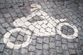 Parking for motorcycles in Eisenach