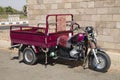 Parking new tuk tukr waiting for passengers, Egypt Royalty Free Stock Photo