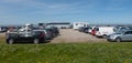 Parking at OlandÂ´s southern cape, Sweden Royalty Free Stock Photo