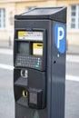 Parking payment machine Royalty Free Stock Photo