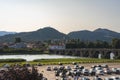 Parking place in the center of Ponte de Lima, Portugal