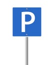 Parking place sign