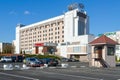 Parking places at hotel Tourist, Gomel, Belarus