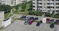 Parking on a roof of underground garages