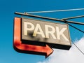 Parking sign in Little Italy, Manhattan, New York City Royalty Free Stock Photo