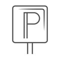 parking signal icon