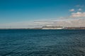 Estonia, Tallinn May 04, 2018: Parking of small ships, yachts in the Tallinn Harbor. Spring sunny day.