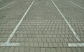 Parking spaces Royalty Free Stock Photo