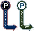 Parking Structure Sign Royalty Free Stock Photo