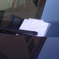 Parking ticket for violating parking regulations