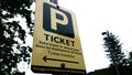 Parking Ticket Sign Royalty Free Stock Photo