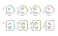 Parking time, Group and Social responsibility icons set. Usb flash sign. Park clock, Developers, Hand. Vector