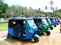 Parking tuk-tuk, the district Koggala, Sri Lanka