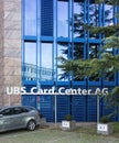 Parking at the UBS Card Center AG office Royalty Free Stock Photo