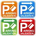 Parking Validation Ticket Sign