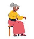 parkinson elderly woman