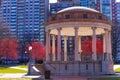 Parkman Bandstand in Boston Common, central park Royalty Free Stock Photo