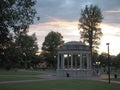 The Parkman Bandstand located in Boston Common.