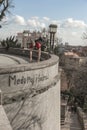 Parkour acrobat in action in Zagreb, Croatia Royalty Free Stock Photo