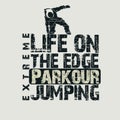 Parkour concept t-shirt