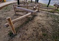 Parkour a new sport. Its purpose is to learn to move effectively Royalty Free Stock Photo