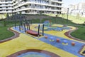 Parkour park in summer. Royalty Free Stock Photo