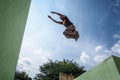 Parkour Precision Royalty Free Stock Photo