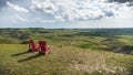 Prairie view in the Grasslands National Park