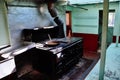 Inside the S.S. Keno sternwheeler in Dawson City, Yukon.