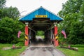 Parks Covered Bridge in Perry County, Ohio Royalty Free Stock Photo