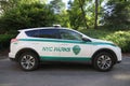 Parks Department Vehicle, Central Park, New York City Royalty Free Stock Photo