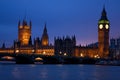 Parlament at night Royalty Free Stock Photo