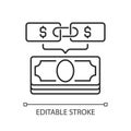 Parlay linear icon Royalty Free Stock Photo