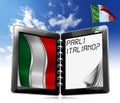 Parli Italiano? - Tablet Computer Royalty Free Stock Photo
