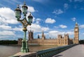 Parliament Building and Big Ben London England Royalty Free Stock Photo