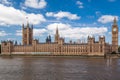 Parliament Building and Big Ben London England Royalty Free Stock Photo