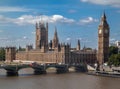 Parliament Building and Big Ben London England Royalty Free Stock Photo