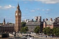 Parliament Building and Big Ben London England Royalty Free Stock Photo