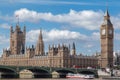 Parliament Building and Big Ben London England Royalty Free Stock Photo