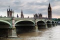 Parliament Building and Big Ben London England Royalty Free Stock Photo