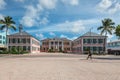 The Parliament Building Senate with a young Queen Victoria Statue in Nassau, Bahamas