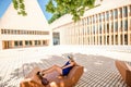 Parliament building in Vaduz town