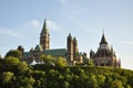 Parliament Buildings and Library, Ottawa Royalty Free Stock Photo