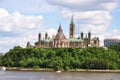 Parliament Buildings and Library, Ottawa Royalty Free Stock Photo