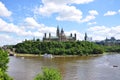 Parliament Buildings and Library, Ottawa Royalty Free Stock Photo