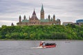 Parliament Buildings and Library, Ottawa, Canada Royalty Free Stock Photo