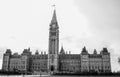 Parliament of Canada building in Ottawa Royalty Free Stock Photo
