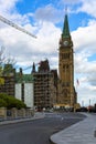 Parliament of Canada in Downtown core of Ottawa, Ontario, Canada. Royalty Free Stock Photo