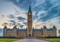 Parliament of Canada in Ottawa Royalty Free Stock Photo