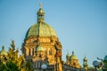 Parliament and city park. Vicotoria is a famous tourist destination in Vancouver Island Royalty Free Stock Photo